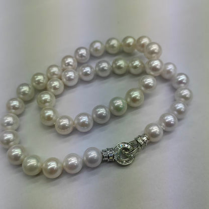 S925 Silver - Freshwater Pearl Strand Necklace | 10–11mm