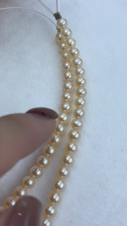 Champagne Freshwater Pearl Strand | 4.5–5mm AAA Grade