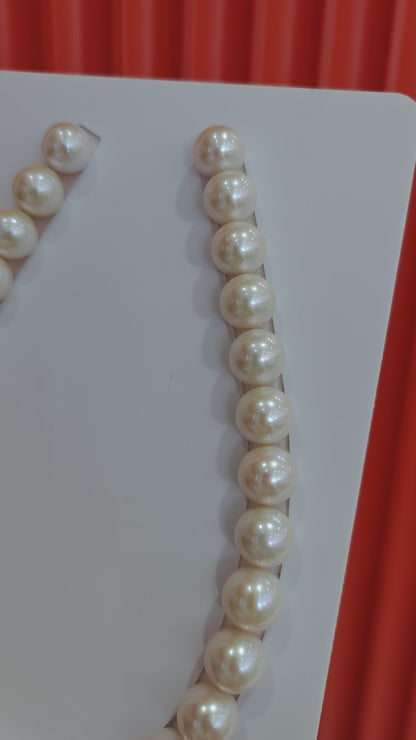 White Freshwater Edison Pearl Strand | 15mm+ AAAA+ Grade