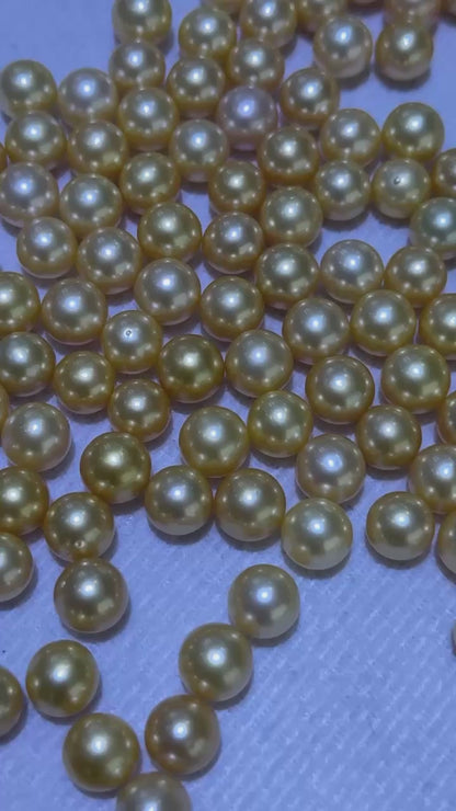 South Sea Golden Loose Pearl | 9–11mm AAA Grade