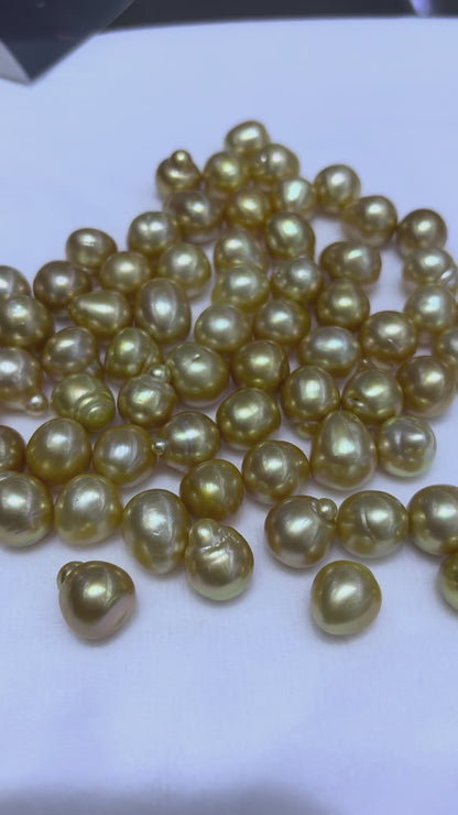 South Sea Golden Baroque Loose Pearl | 12–13mm AAA Grade