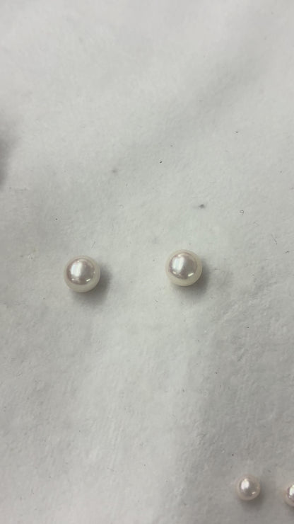 White Freshwater Loose Pearls | 8–9mm AAAA Grade