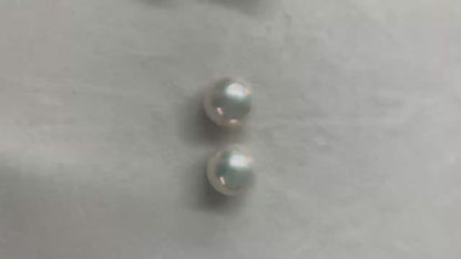 White Freshwater Edison Pearl Matched Pair | 12–13mm AAA Grade | Pair of Pearls