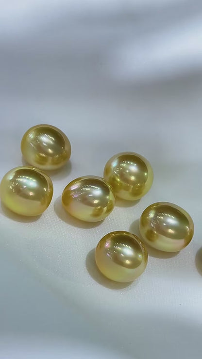 South Sea Golden Rice Loose Pearl | 13–14mm AAA Grade