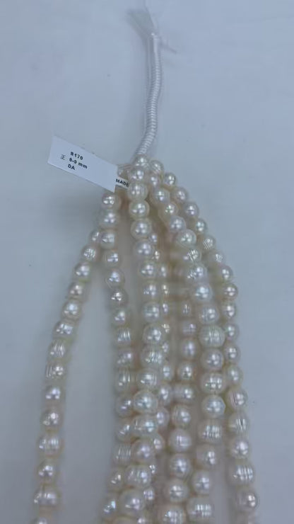 White Teardrop Freshwater Pearl Strand | 8–9mm AAA Grade