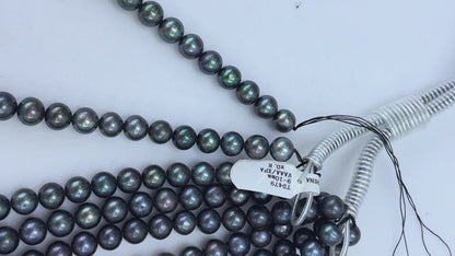 Black Freshwater Pearl Strand | 9–10mm AAA Grade