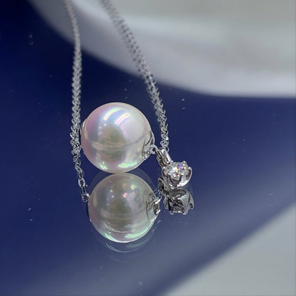 Luster Drop - Akoya Pearl Bubble Pendant Necklace